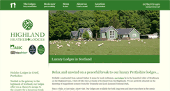 Desktop Screenshot of highlandheatherlodges.co.uk