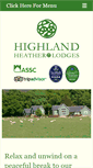 Mobile Screenshot of highlandheatherlodges.co.uk